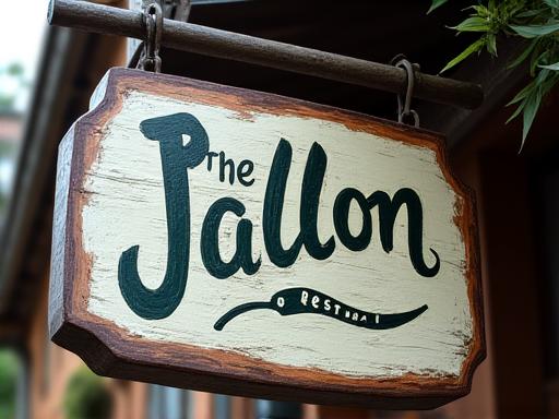 Señalética artística para restaurante
